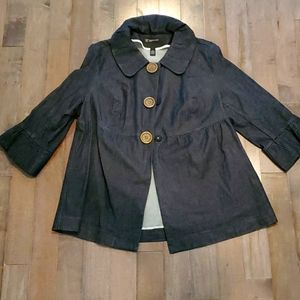 Dark Denim Jacket by International Concepts Women